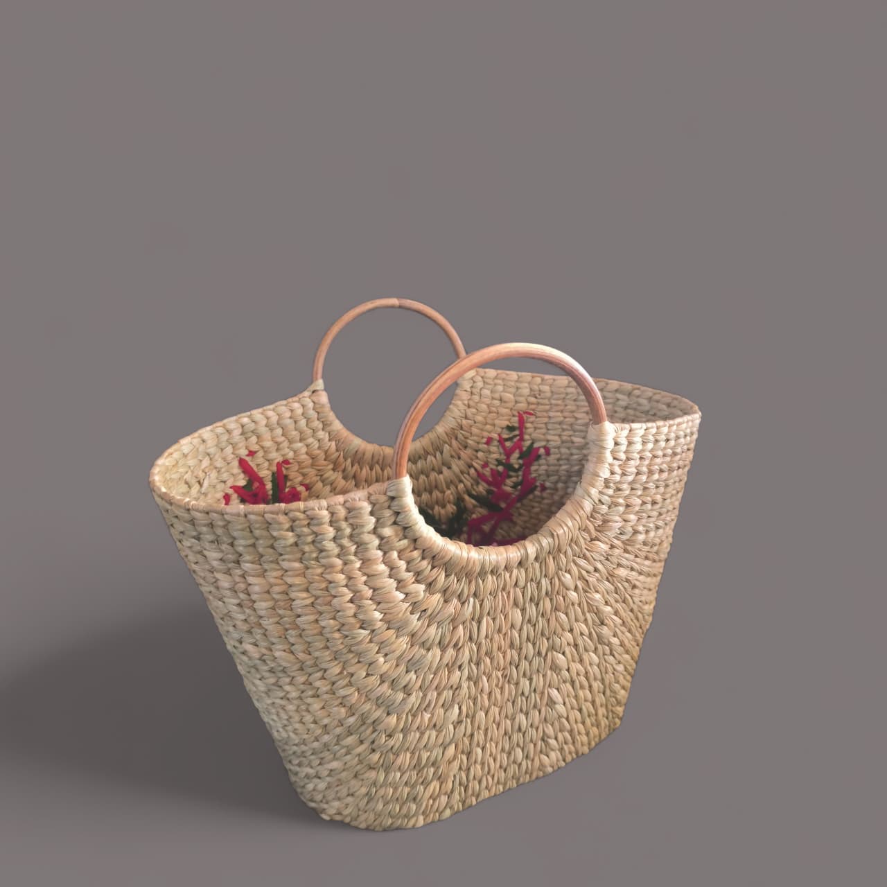 Assamese Kouna Grass Floral Handcrafted Bag