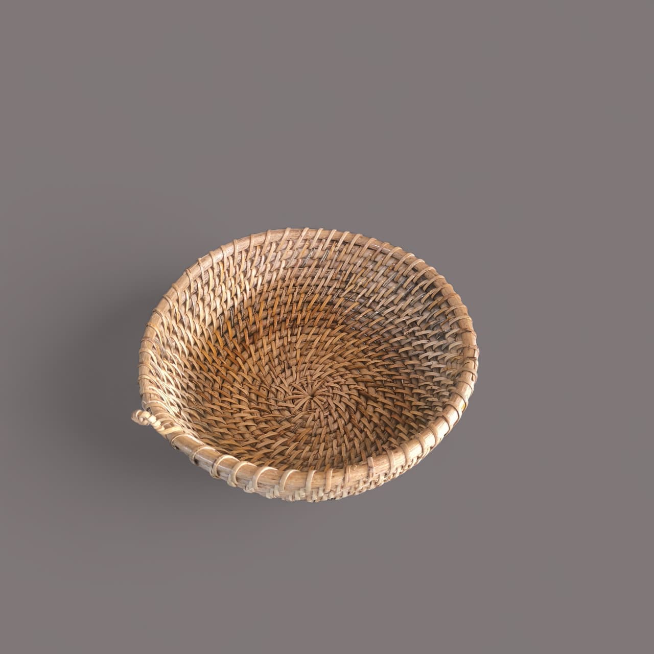 Handwoven Cane Utility Basket