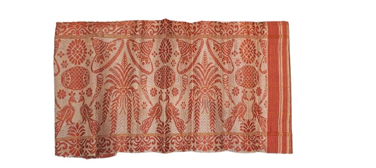 Assamese Traditional Toss Gamucha (Flower Motif)