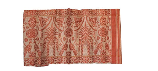 Assamese Traditional Toss Gamucha (Flower Motif)