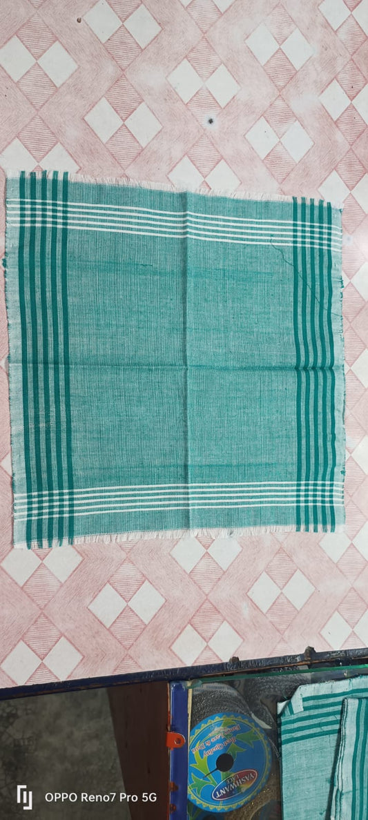Assamese Pure Cotton Handmade Mati Haal Handkerchief – Basic
