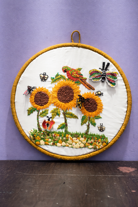 Pure Handwork Embroidery Design - Assamese Heritage