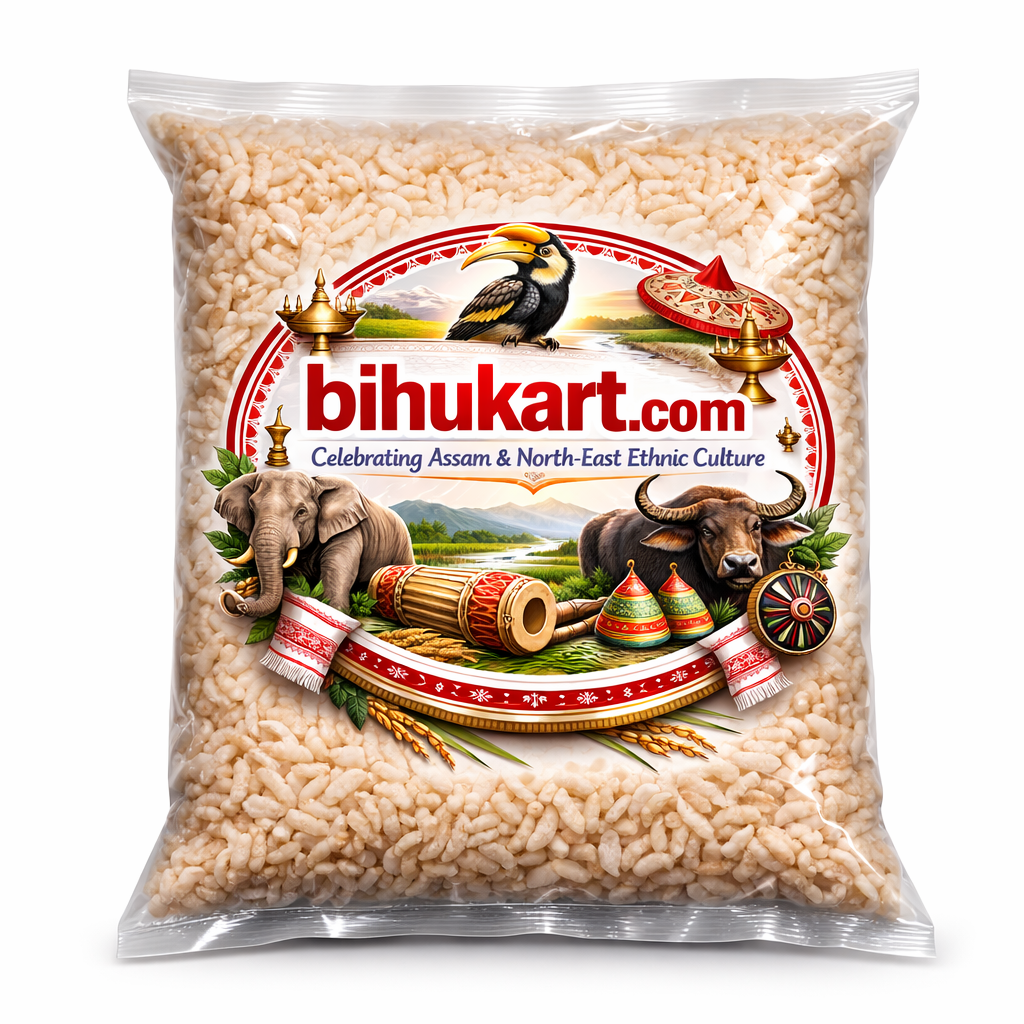 Hurum – Traditional Assamese Puffed Rice (250 Gram)