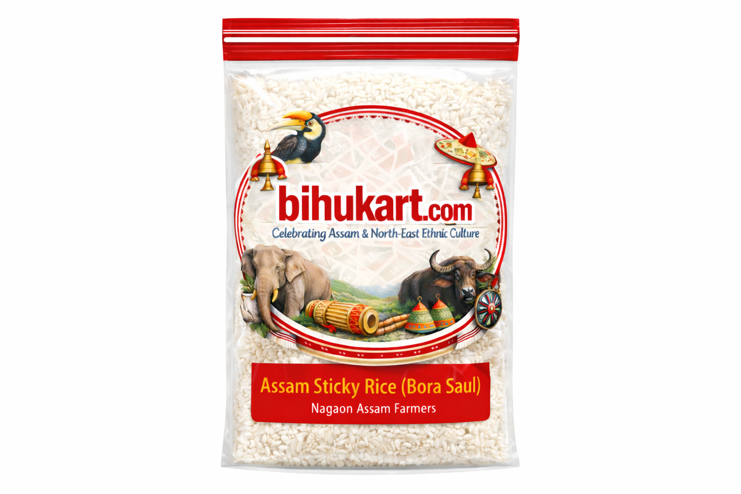 Assam Sticky Rice (Bora Saul) -  Nagaon,Assam