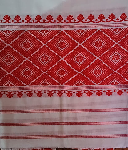Handwoven Assamese Gamosa