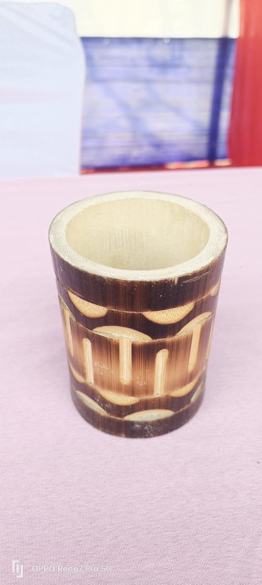 Handcrafted Bamboo Pen Stand