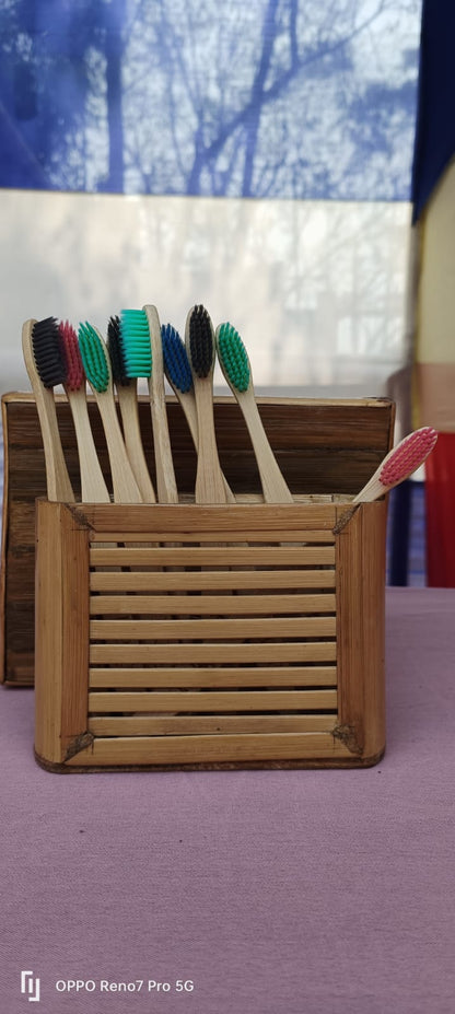 Bamboo Toothbrush Set(2 pc)