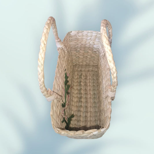 Kauna Grass Floral Embroidery Square Design