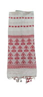 Traditional Cotton Assamese Poka Gamucha – Handwoven Heritage