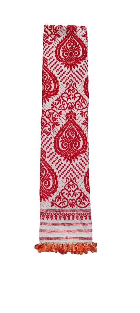 Premium Mix Pat Assamese Gamucha