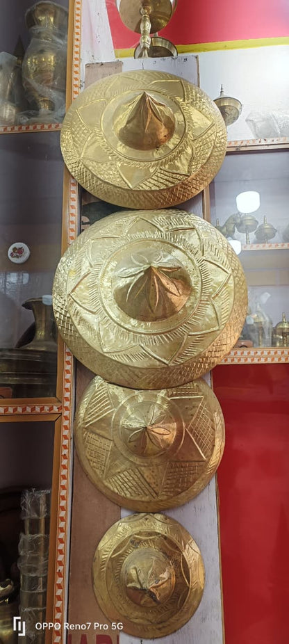 100% Pure Sarthebari Bell Metal Assamese Design Japi