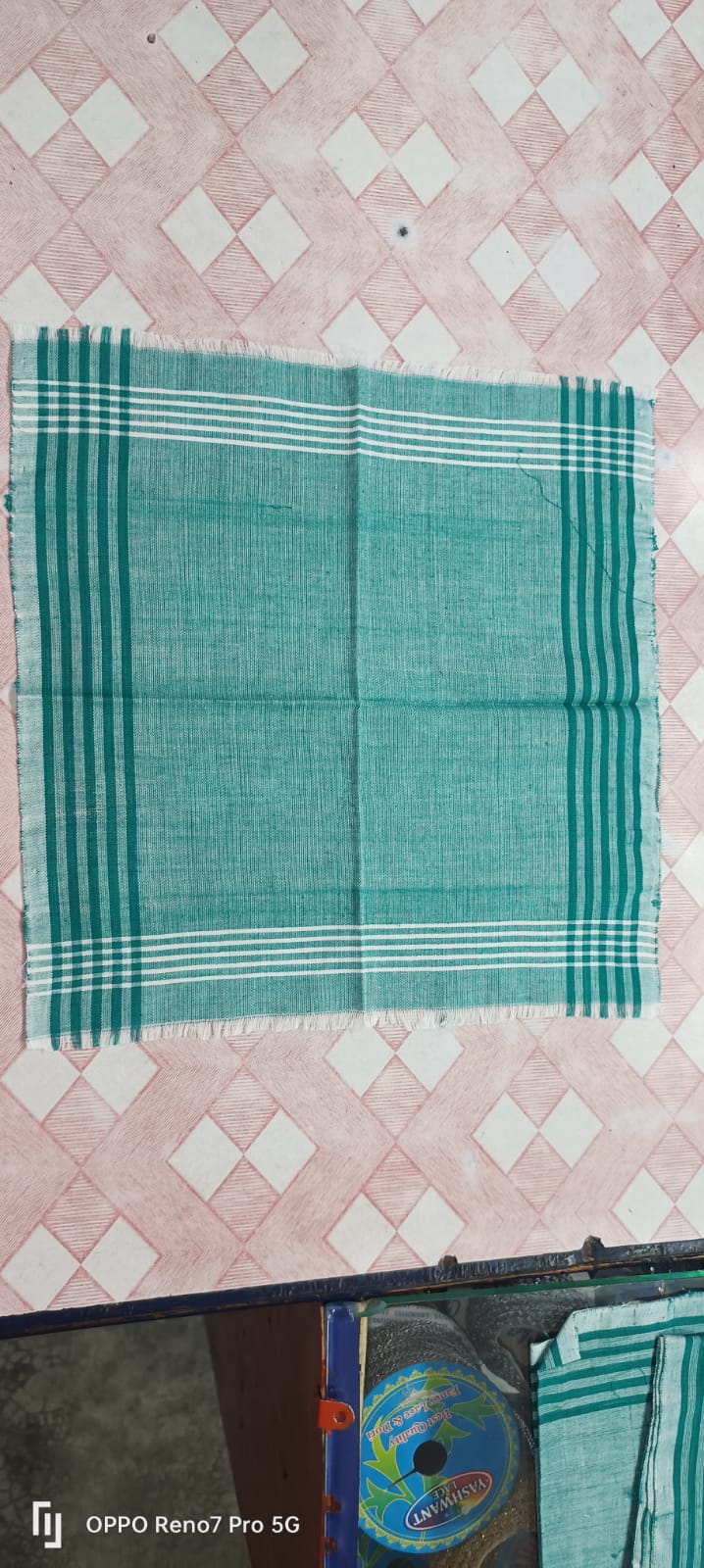 Assamese Pure Cotton Handmade Mati Haal Handkerchief – Basic