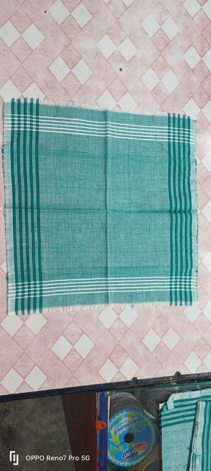 Assamese Pure Cotton Handmade Mati Haal Handkerchief – Basic