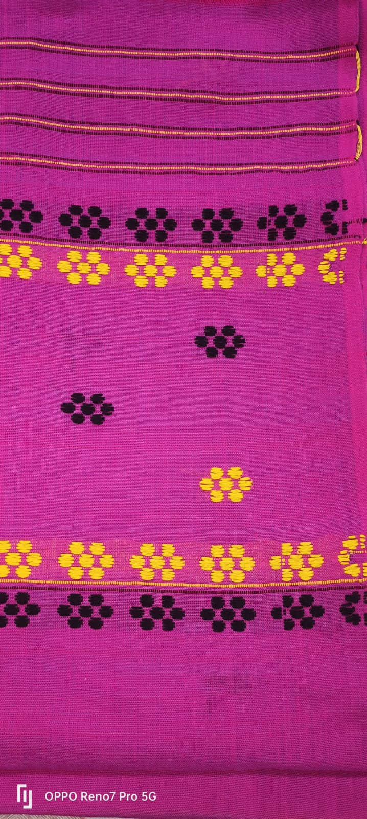 Assamese Pure Mati Haal Padmini Jura Mekhela Sador with Side Potti