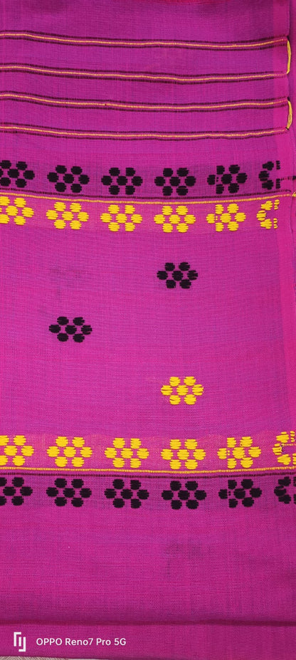 Assamese Pure Mati Haal Padmini Jura Mekhela Sador with Side Potti
