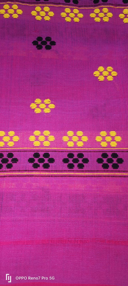 Assamese Pure Mati Haal Padmini Jura Mekhela Sador with Side Potti