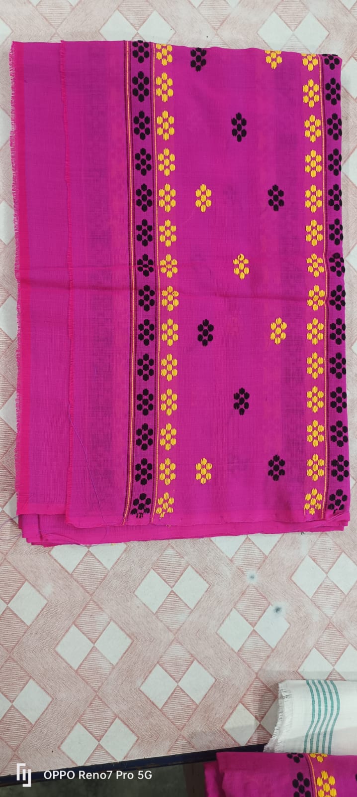 Assamese Pure Mati Haal Padmini Jura Mekhela Sador with Side Potti