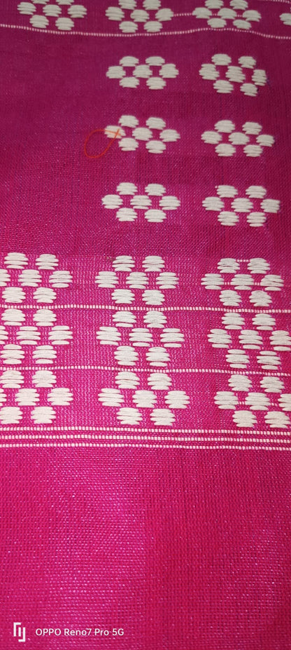 Assamese Pure Mati Haal Padmini Jura Mekhela Sador with Side Potti