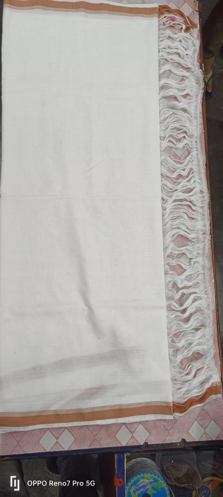 Assamese Pure Cotton Mati Haal Dora Jura Seleng Sador with Dohi Kata