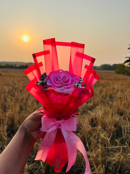 Handmade Single Rose Bouquet 🌹