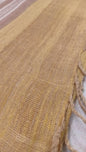 Handwoven Eri Silk Stole - Natural Light Brown