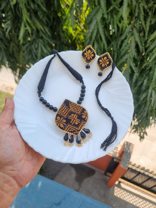 Handcrafted Modern Assamese Toss Jewellery Set for Girls/Women