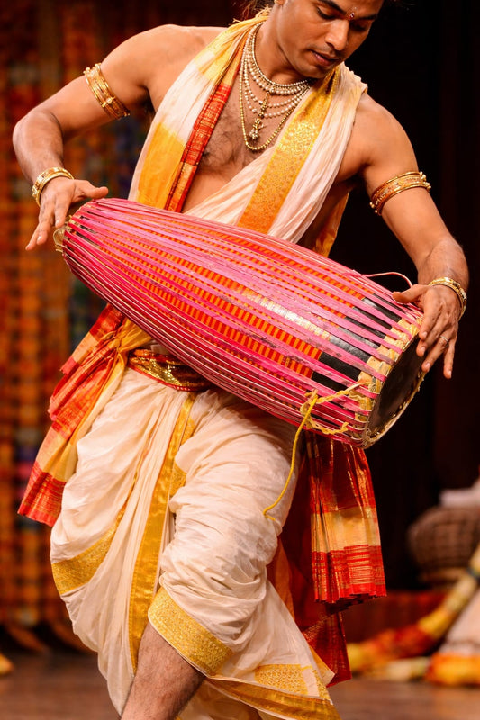 Handwork Traditional Assamese Kothal Kath (Jackfruit Wood) Khol