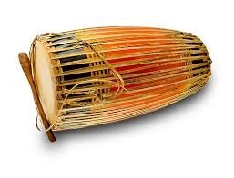 Traditional Assamese Aam Kath (Mango Wood) Dhol for Kids