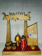 Handcrafted Assam Cultural Instrument Set – Decorative Showpiece (10 inch)